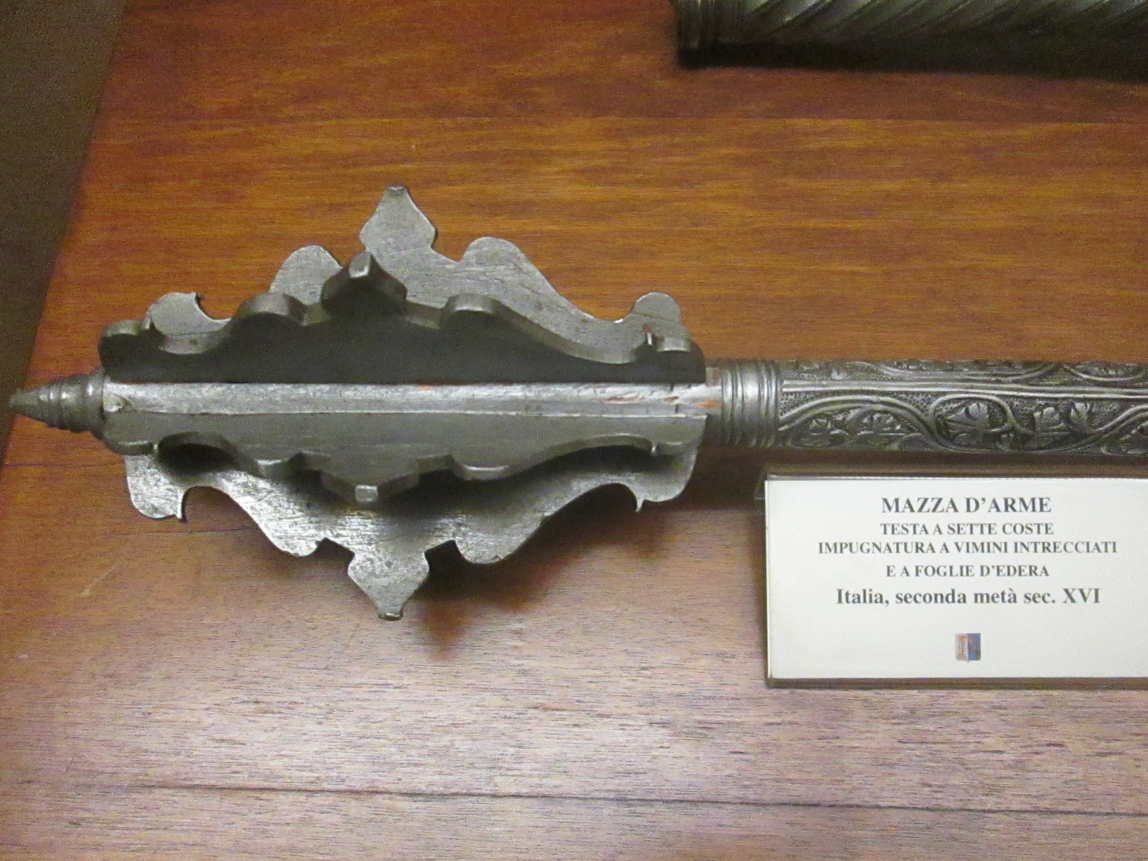 mazza - ambito italiano (seconda metà XVI)