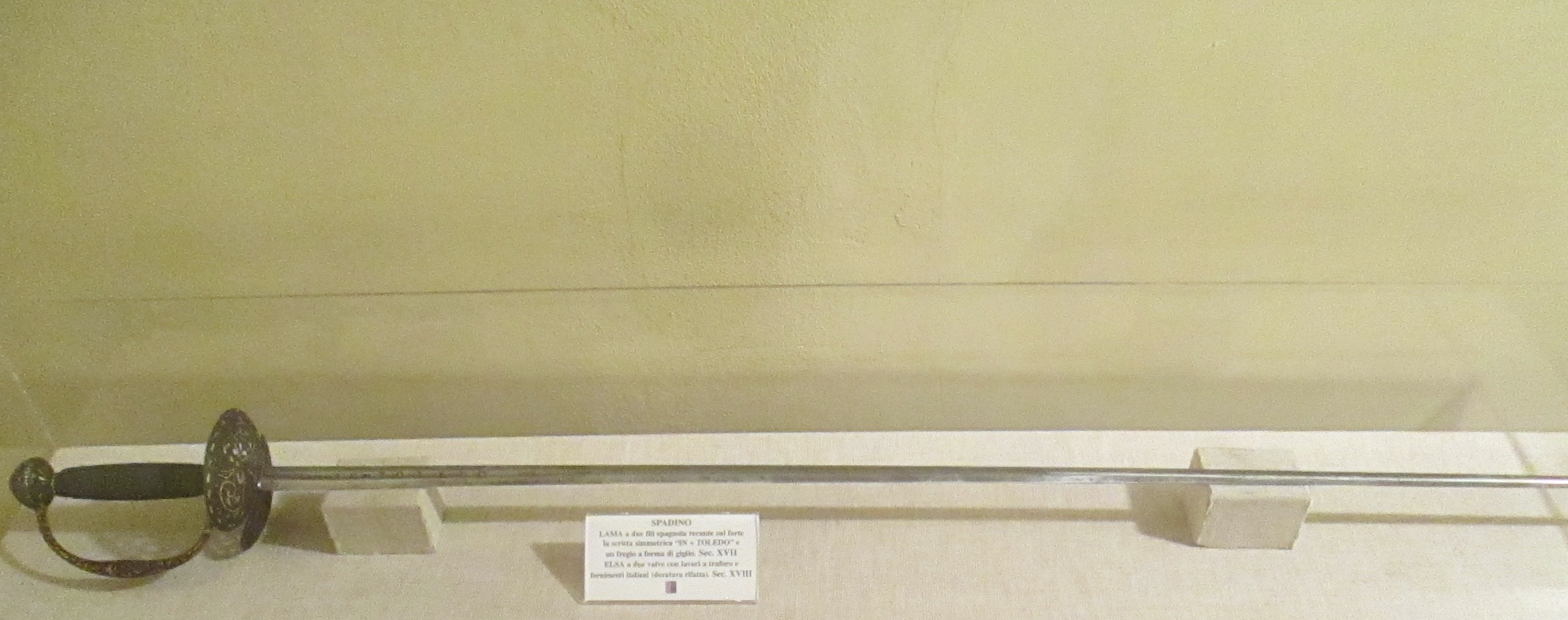 spadino - ambito spagnolo (metà XVII- XVIII)