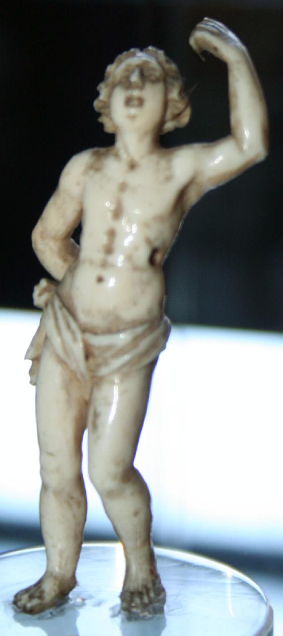 Figura di giovane uomo (statuetta) - ambito tedesco (sec. XVII)