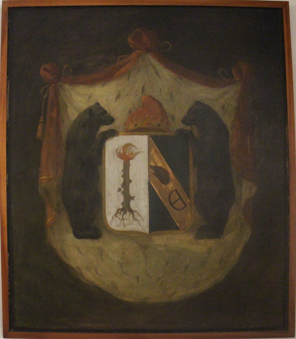Stemma Miniscalchi Erizzo (dipinto) - ambito veronese (seconda metà sec. XIX)