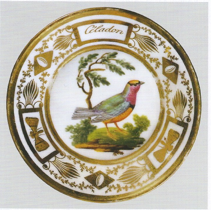 piattino da caffe', elemento d'insieme di Darte Joseph (sec. XIX)