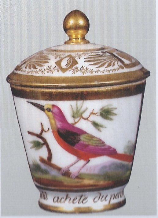 tazzina, elemento d'insieme di Darte Joseph (sec. XIX)