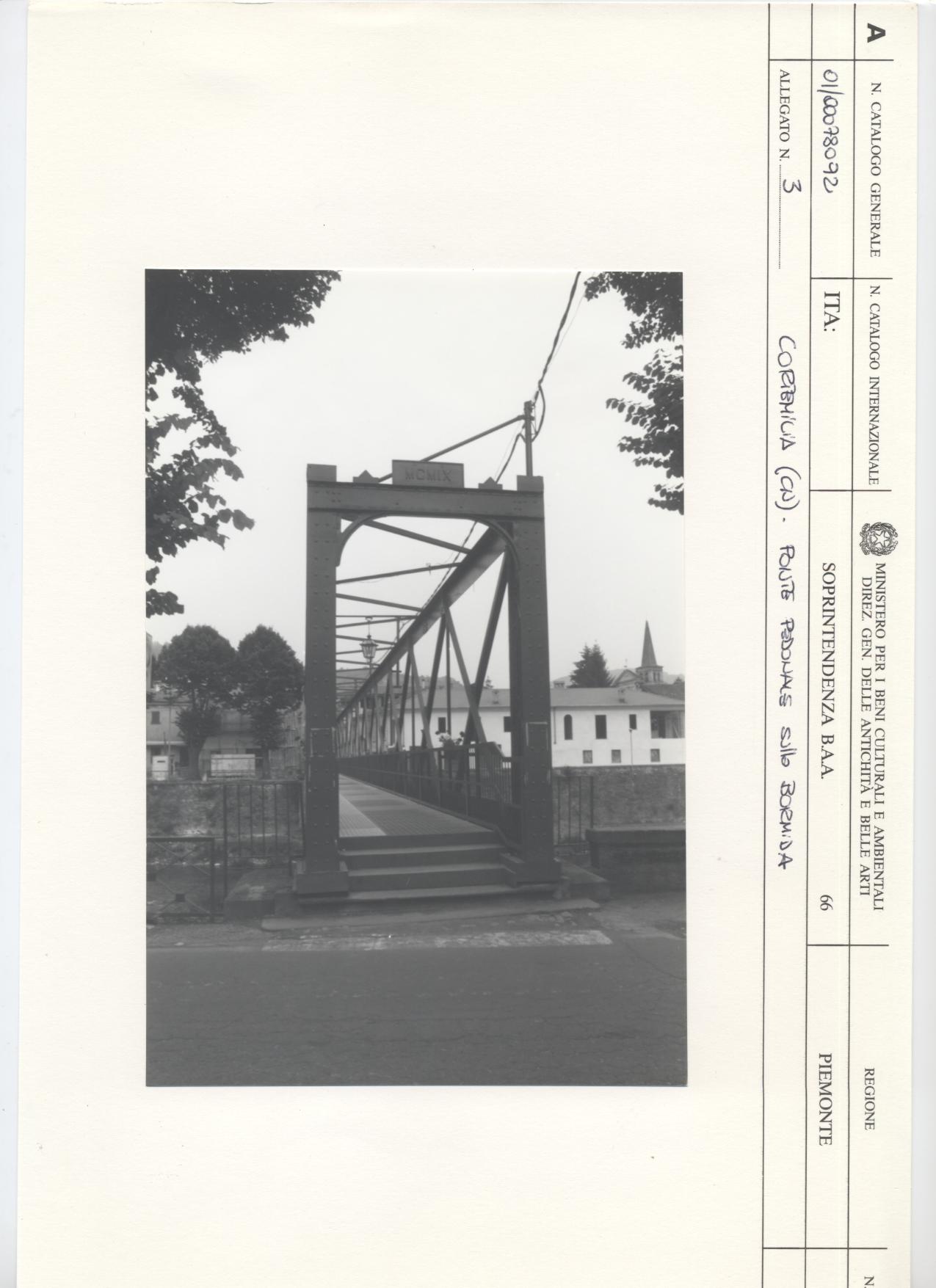 ponte, pedonale - CORTEMILIA (CN)  (XX)