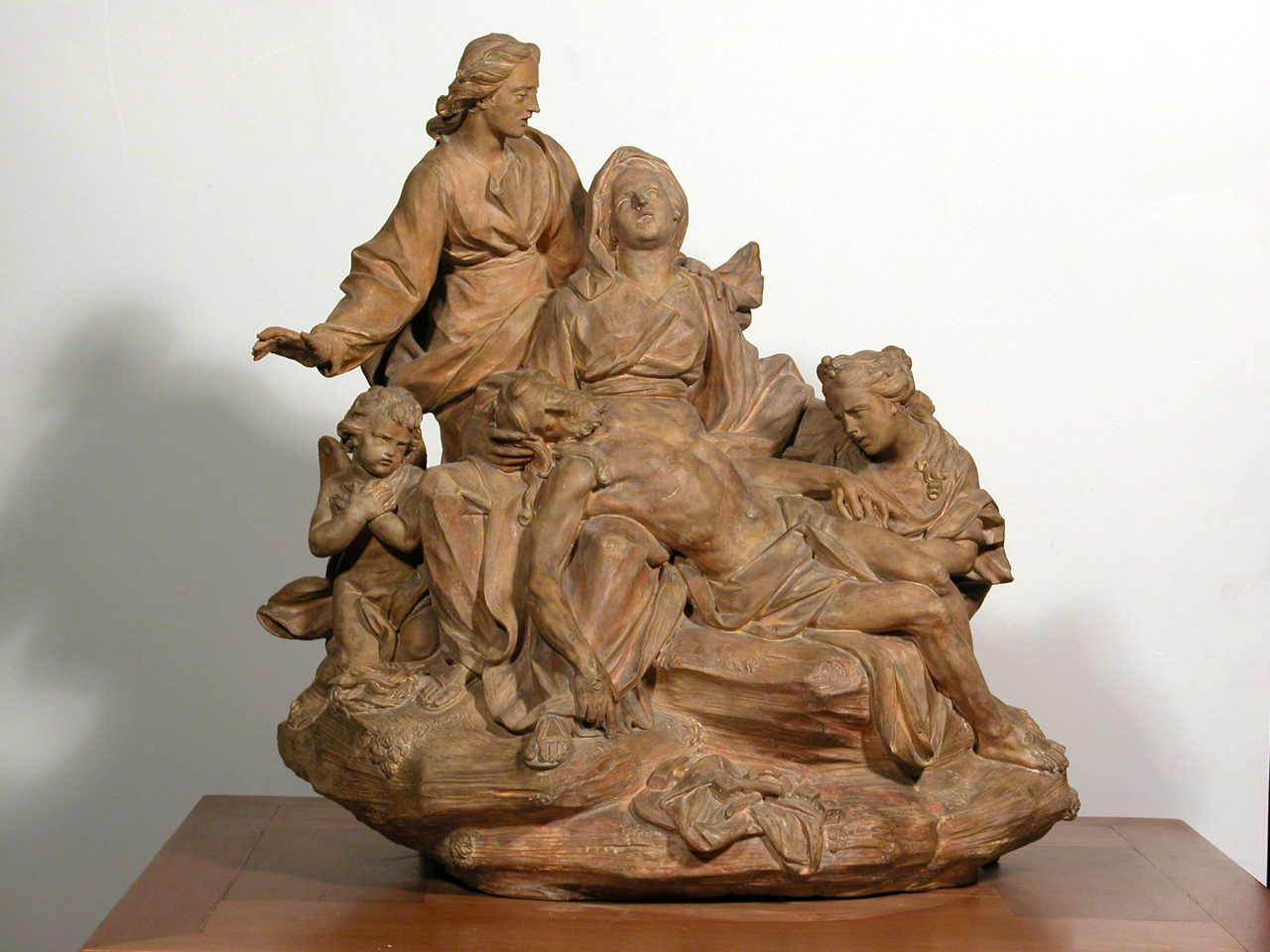 pietà (scultura, opera isolata) di Ladatte Francesco (metà sec. XVIII)