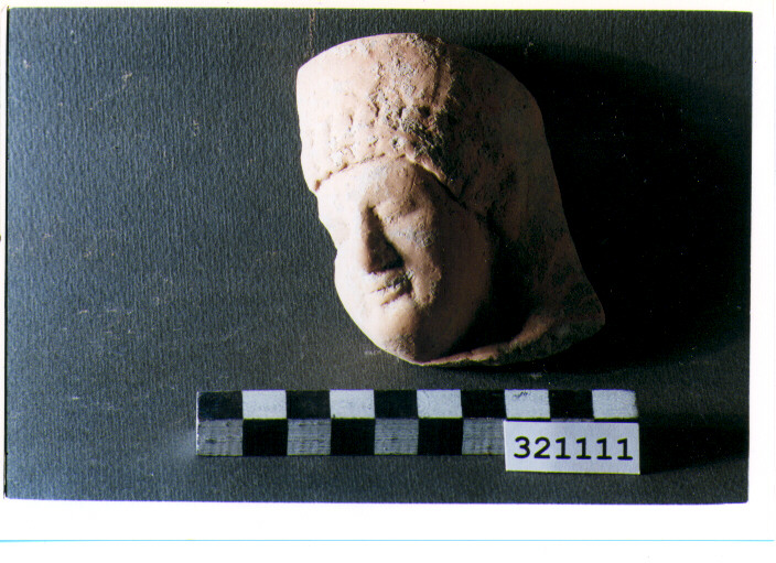 statuetta votiva/ frammento - produzione magnogreca (seconda metà sec. VI a.C)