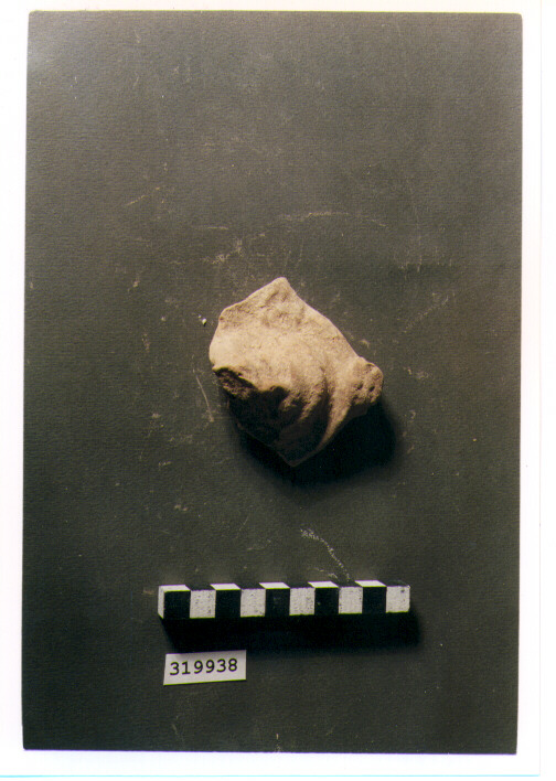 pinax votivo/ frammento - produzione metapontina (prima metà sec. IV a.C)
