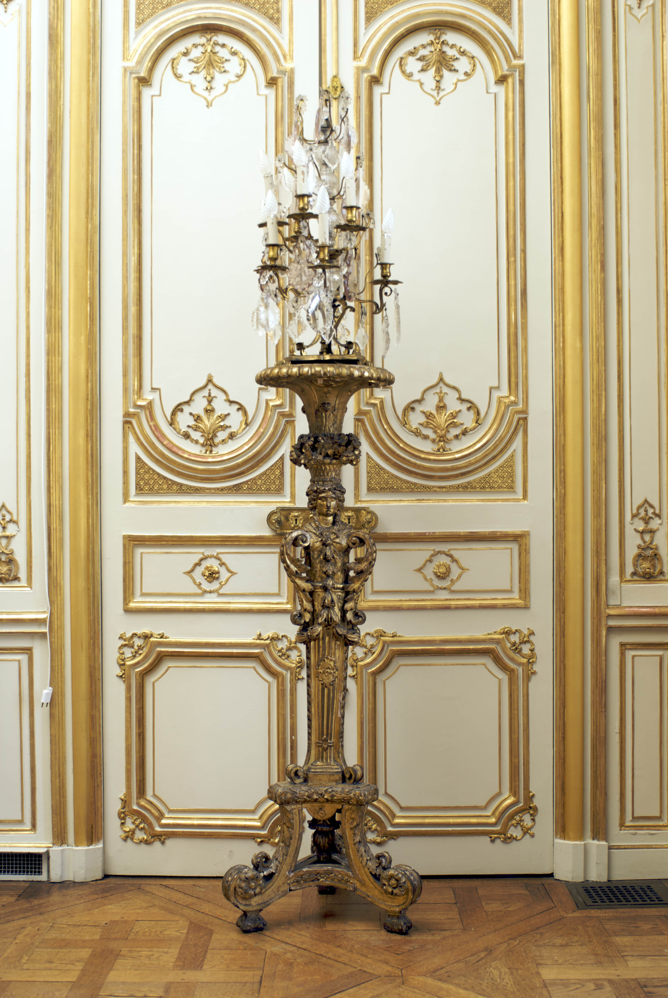 torciera, coppia - ambito francese (sec. XVIII)