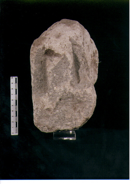 STELE VOTIVA/ FRAMMENTO - CIVILTA' PUNICA (secc. V/ IV a.C)