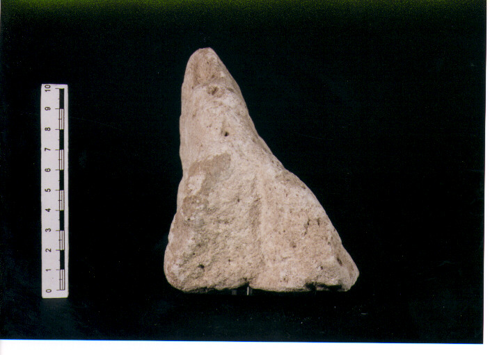 STELE VOTIVA/ FRAMMENTO - CIVILTA' PUNICA (secc. V/ IV a.C)