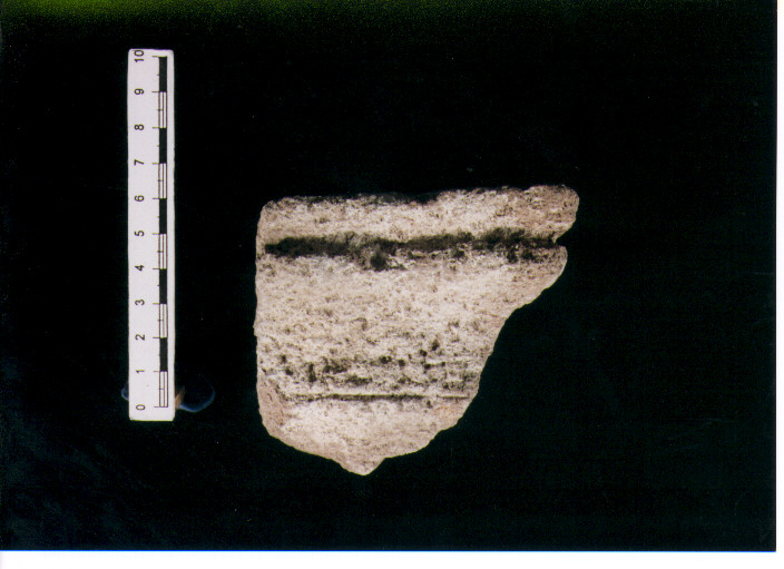 STELE VOTIVA/ FRAMMENTO - CIVILTA' PUNICA (secc. V/ IV a.C)