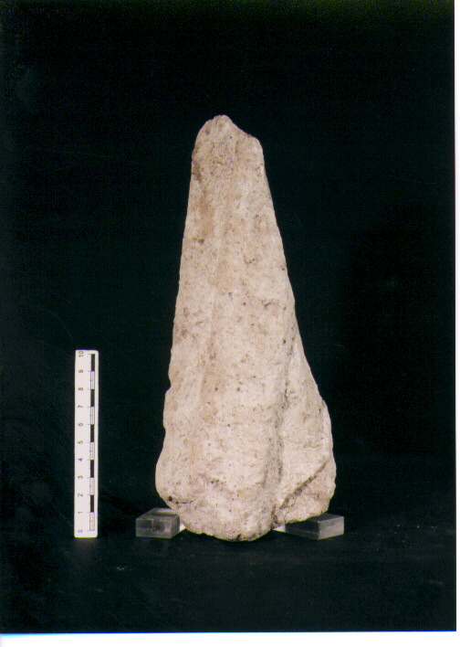 STELE VOTIVA/ FRAMMENTO - CIVILTA' PUNICA (secc. V/ IV a.C)