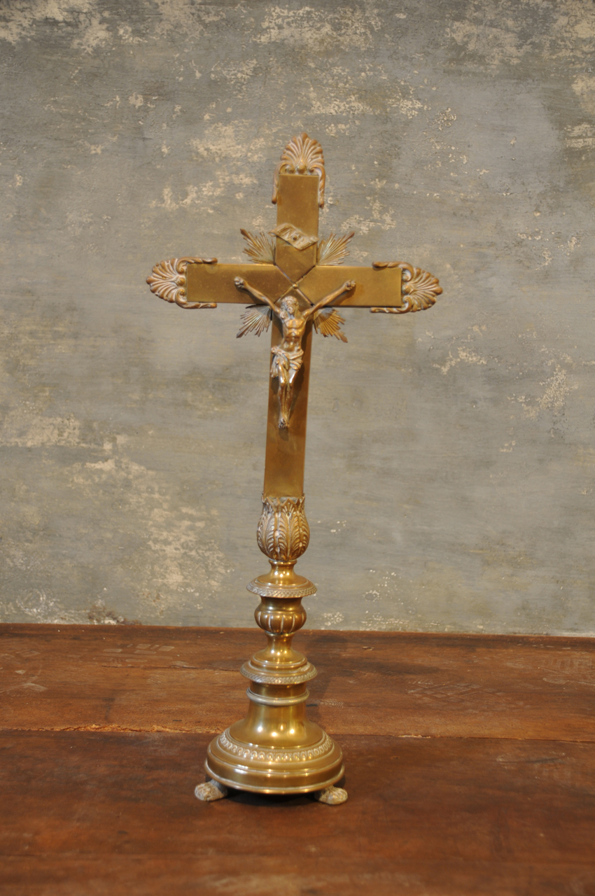 Cristo crocifisso (croce d'altare, opera isolata) - ambito locale (prima metà sec. XIX)