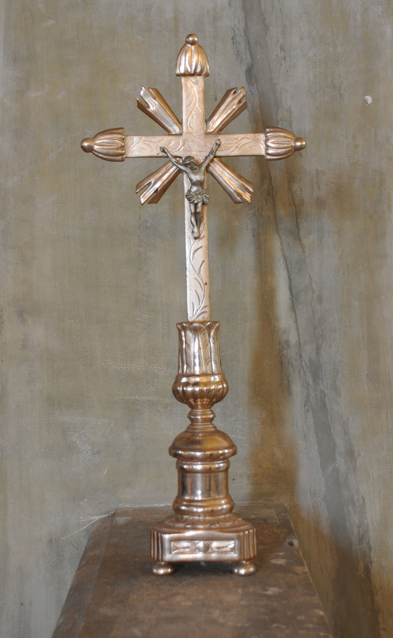 Cristo crocifisso (croce d'altare, opera isolata) - ambito locale (secondo quarto sec. XIX)