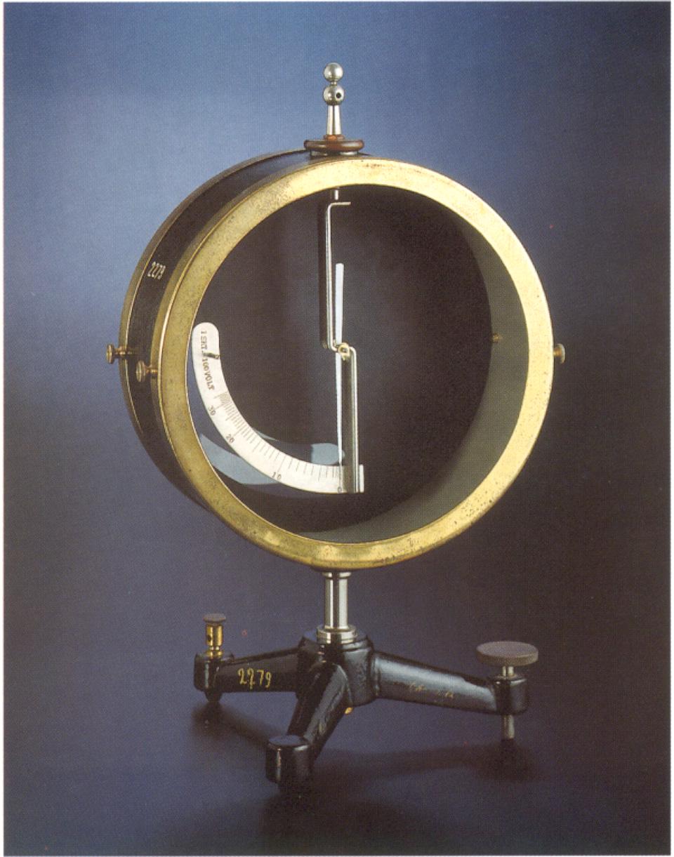elettrometro, di Brown di Braun Ferdinand,  (secondo quarto sec. XX)