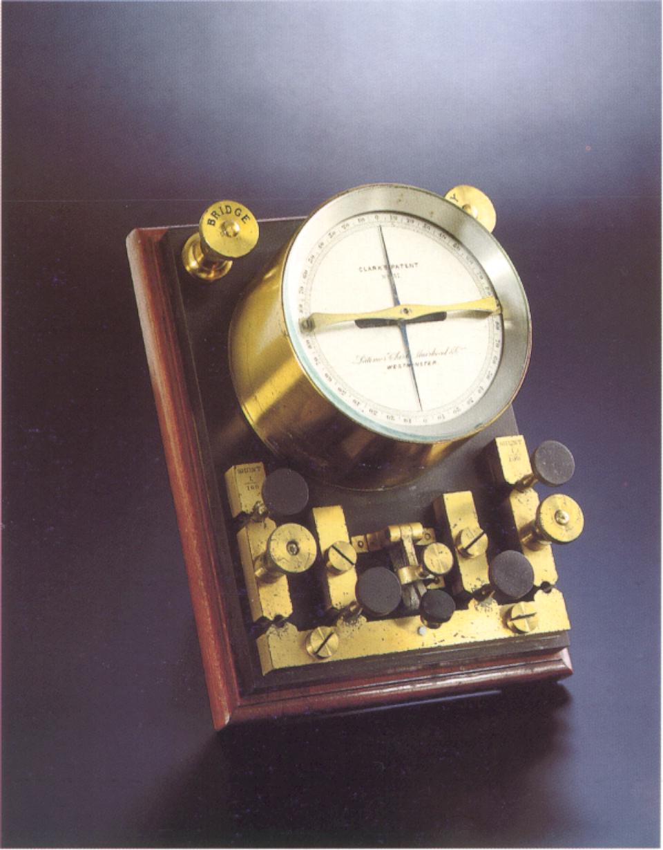 galvanometro, differenziale ad ago mobile di Clark Latimer,  (seconda metà sec. XIX)