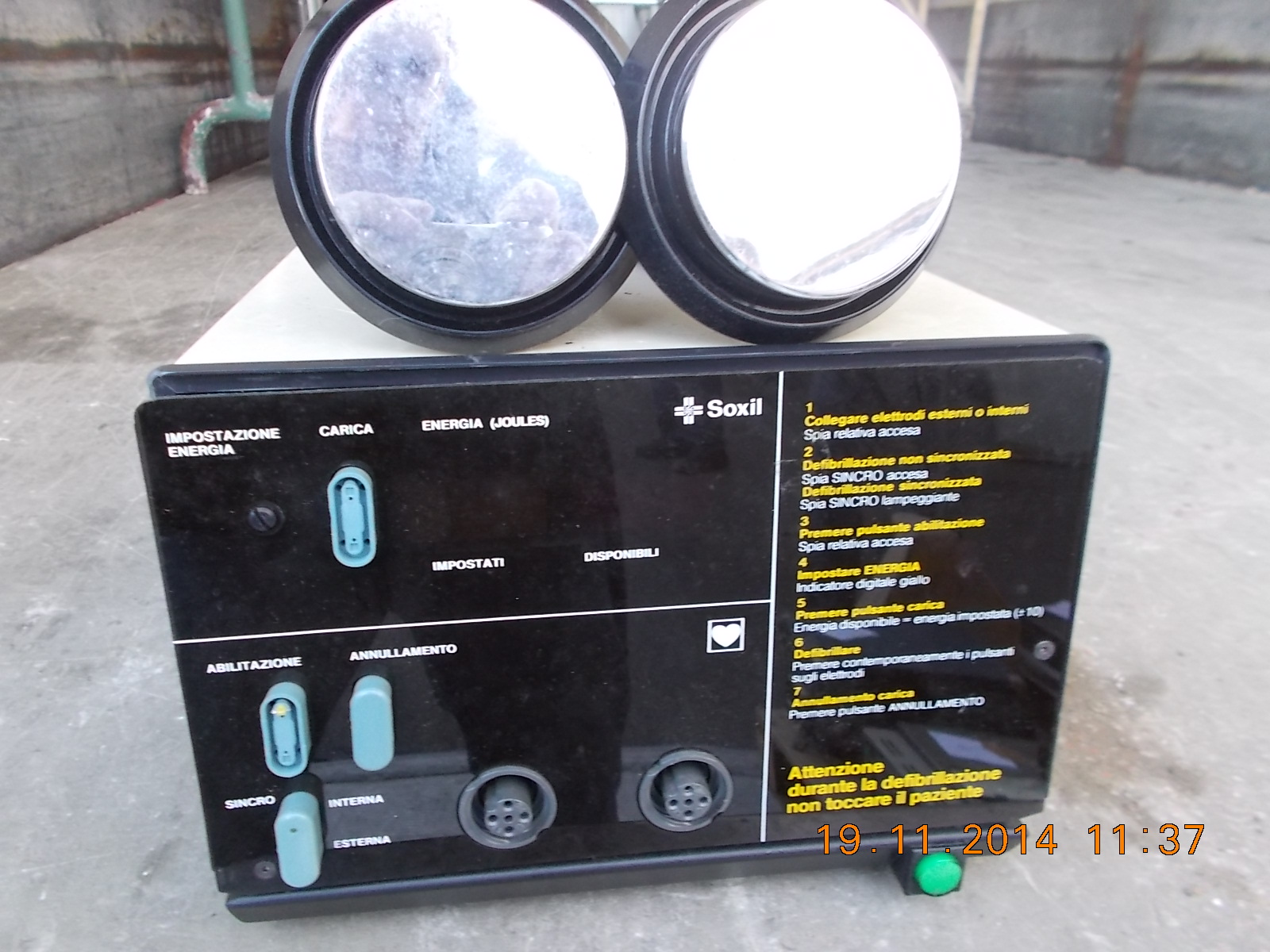 defibrillatore (seconda metà sec. XX)