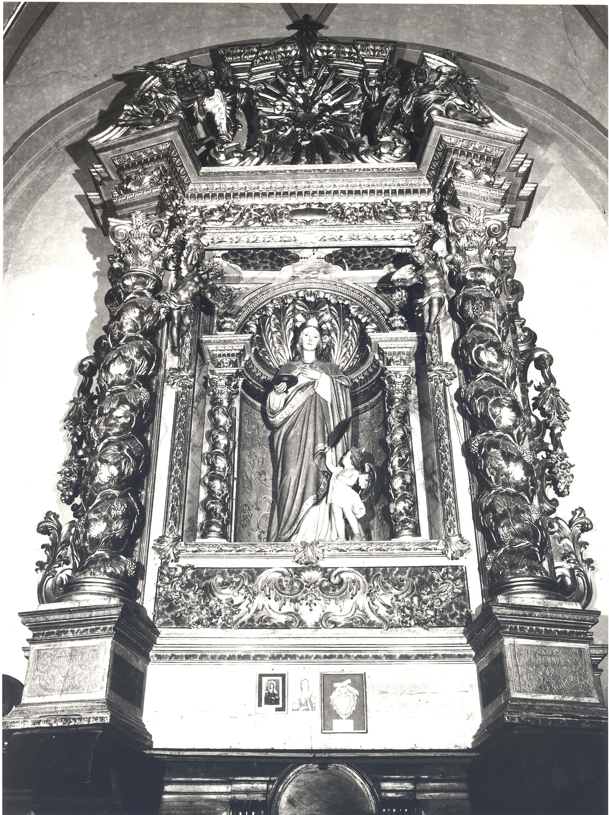 mostra architettonica d'altare - bottega Italia centrale (sec. XVII)