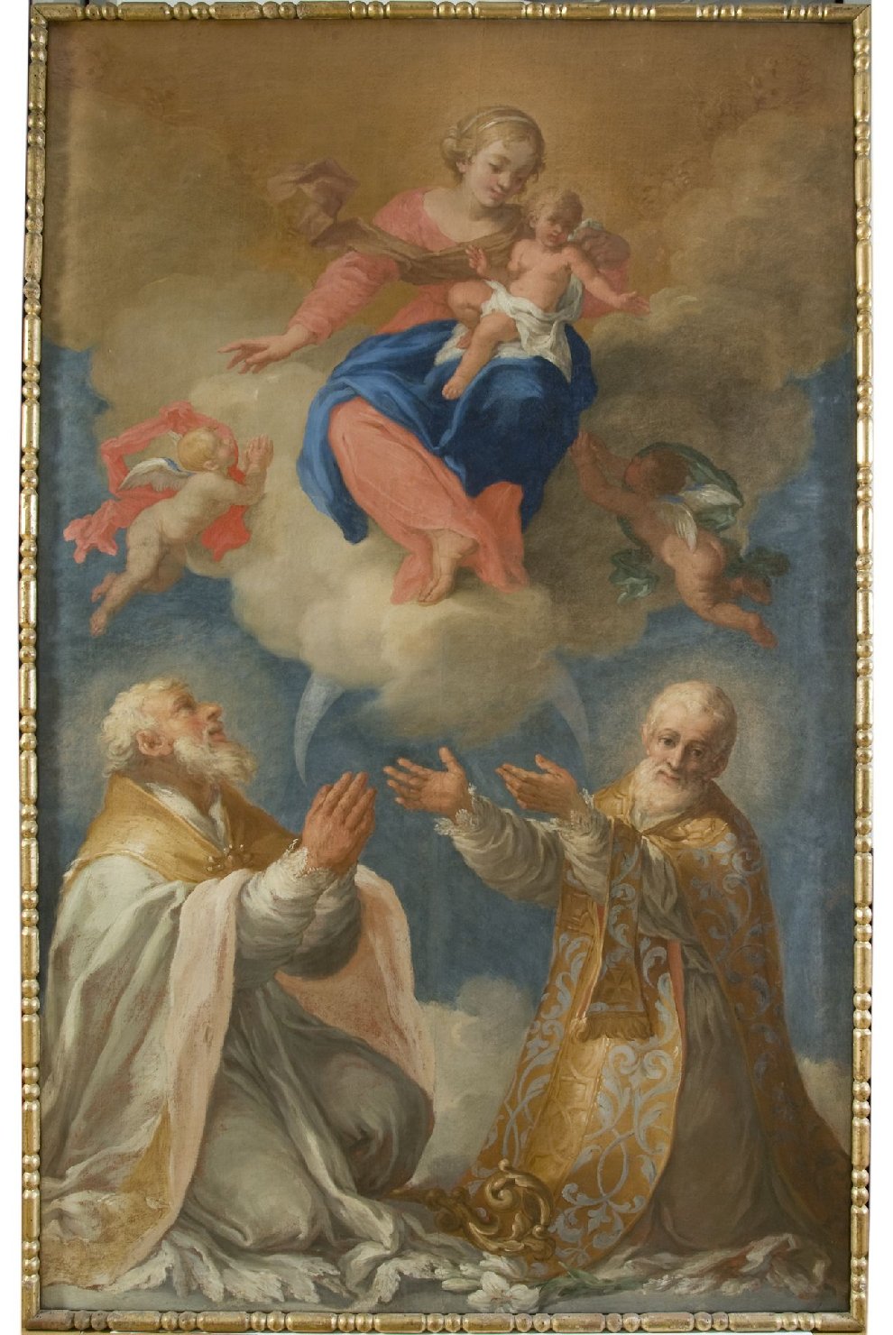 Madonna con Bambino e Santi (dipinto, opera isolata) - ambito Italia centrale (seconda metà sec. XVIII)