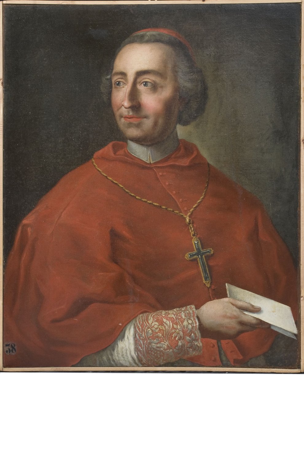 ritratto di ecclesiastico (dipinto, opera isolata) - ambito italiano (seconda metà sec. XVIII)