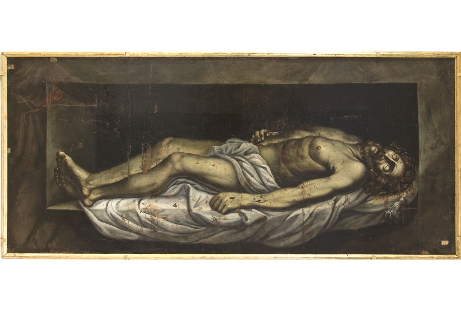 Cristo morto (dipinto, opera isolata) - ambito umbro (seconda metà sec. XVIII)