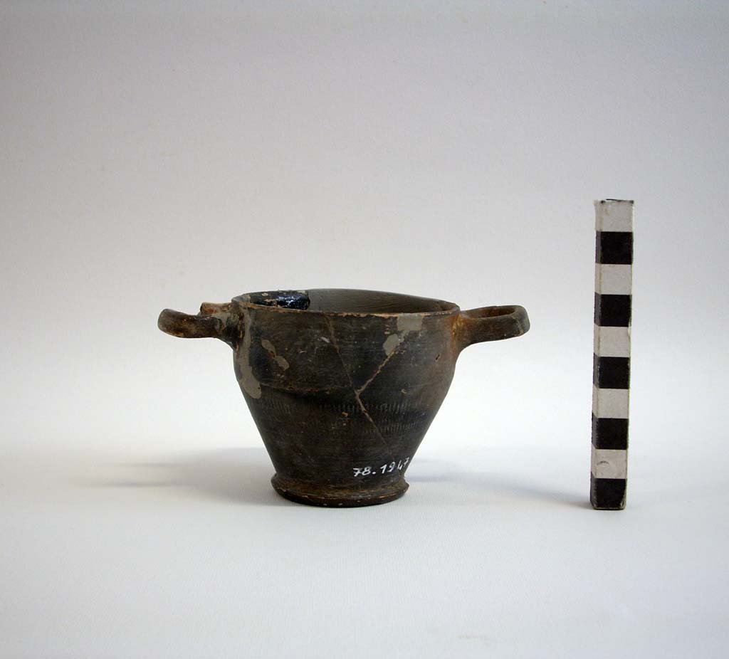 skyphos, Morel, tipo 4373c 1 - ambito apulo (sec. IV a.C)