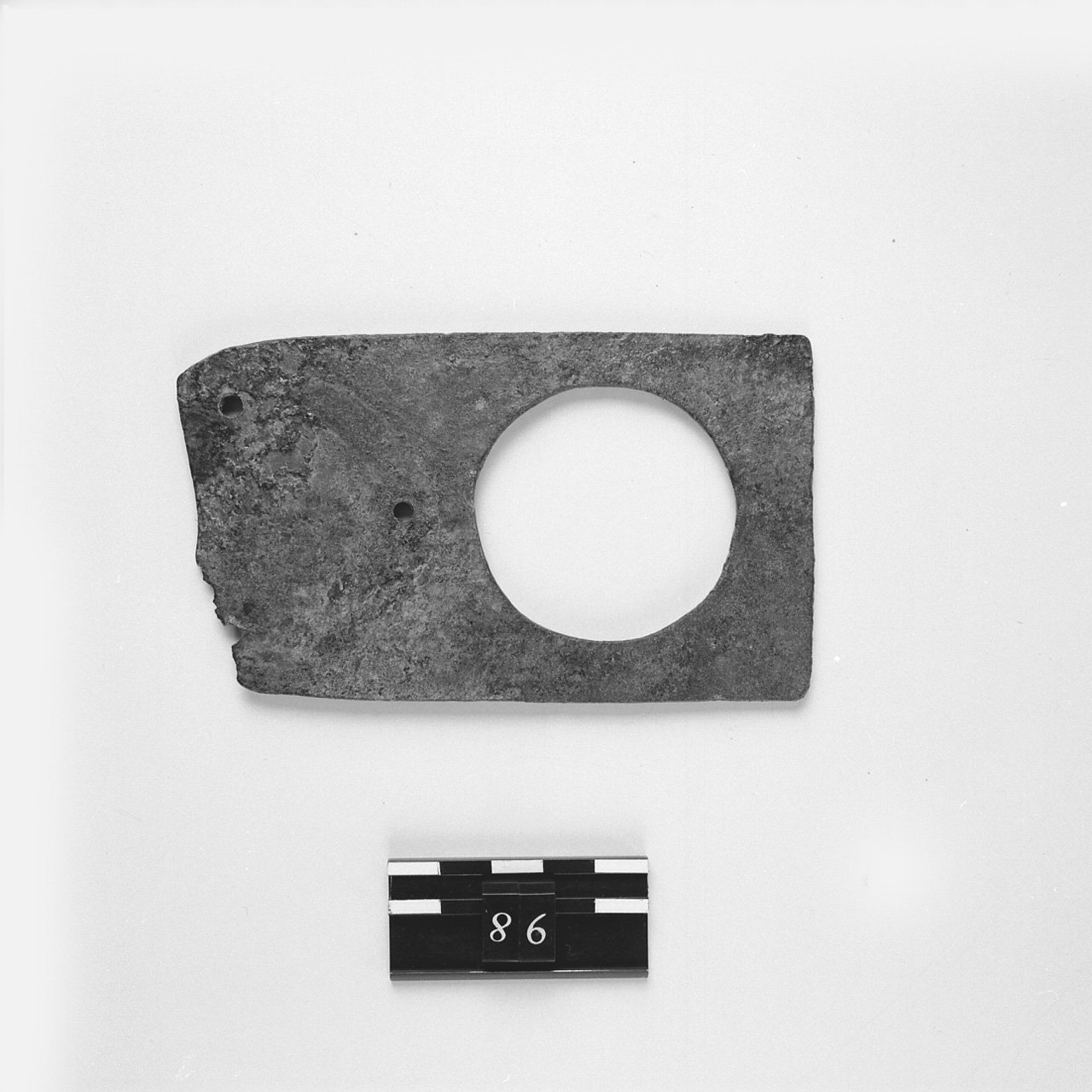 Lastra bronzea/ frammento (Età romana)