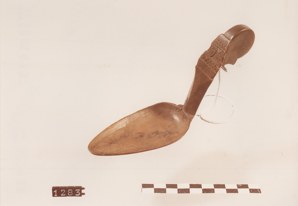 CUCCHIAIO PER RICOTTA, utensili per la pastorizia - artigianato pastorale (1880)