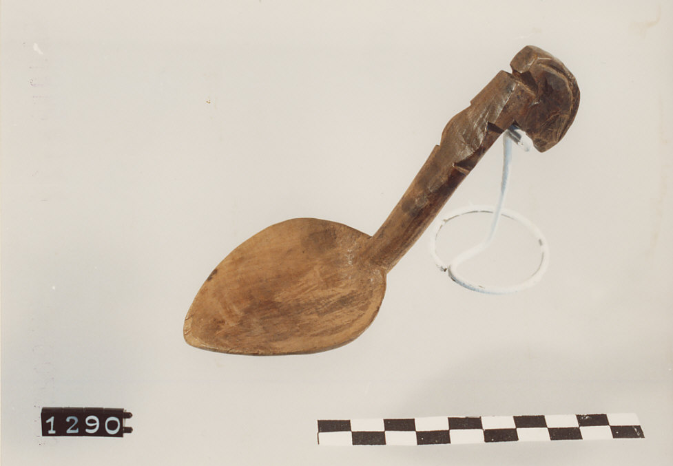CUCCHIAIO PER RICOTTA, utensili per la pastorizia - artigianato pastorale (sec. XX prima metà)