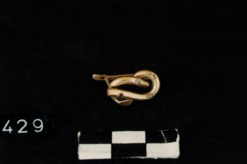 orecchino, orecchini, gioielli - bottega calabrese (sec. XX inizio, da 1900 a 1910)