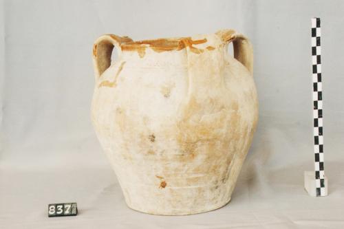 vaso portapalma, vasi, vasellame da cucina - bottega calabrese (sec. XX prima metà, da 1900 a 1949)