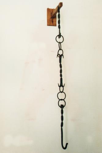 catena per paiolo, catene, utensili domestici - artigianato agro-pastorale (sec. XIX fine - sec. XX inizio, da 1890 a 1910)