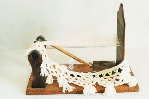 telaio per frange, telai, utensili da lavoro - artigianato agro-pastorale (sec. XIX fine - sec. XX inizio, da 1890 a 1910)