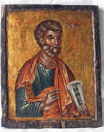 Santo (icona, opera isolata) - ambito greco (sec. XVII)