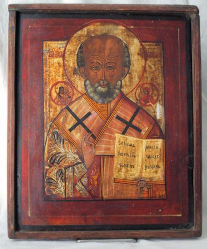 San Nicola di Bari (icona, opera isolata) - ambito russo (sec. XVII)