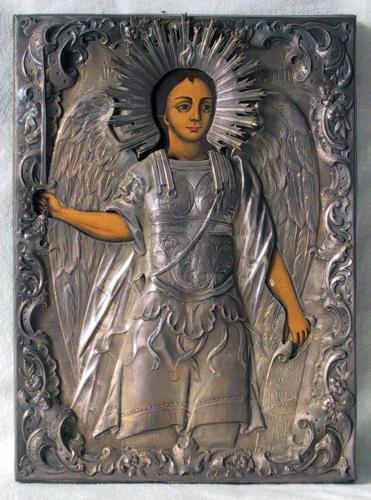 San Michele Arcangelo (icona, opera isolata) - ambito russo (sec. XIX)