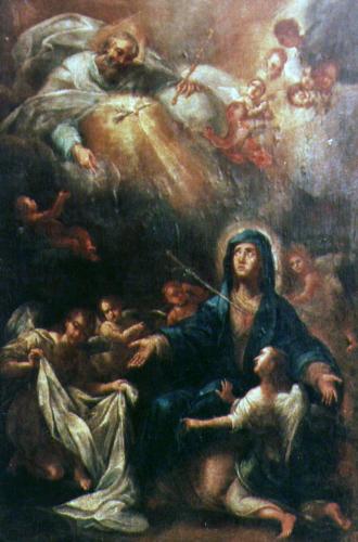 Madonna Addolorata (dipinto, opera isolata) di Cilea Antonino (sec. XVIII)