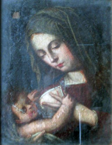 Madonna delle Grazie, Madonna con Bambino (dipinto, opera isolata) - ambito Italia meridionale (sec. XVI)