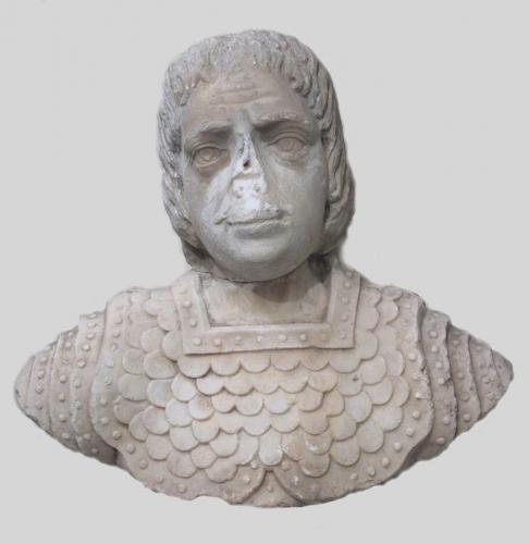 ritratto d'uomo (busto, opera isolata) - bottega Italia meridionale (sec. XVII)
