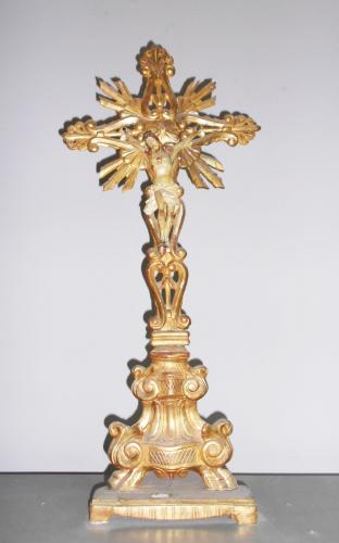 Cristo crocifisso (croce d'altare, opera isolata) - bottega Italia meridionale (sec. XVIII, sec. XIX)