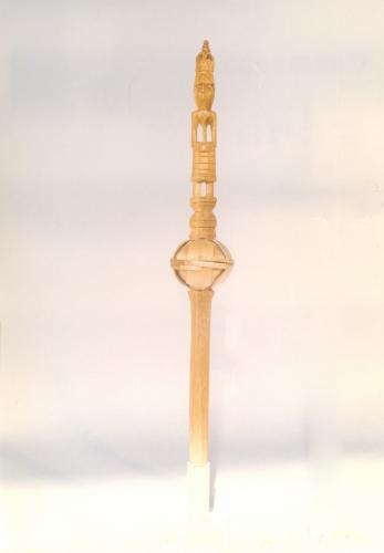 figure femminili (conocchia, conocchie, strumenti da lavoro) - artigianato pastorale (sec. XX seconda metà, da 1950 a 1980)