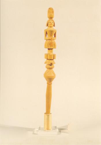 figure femminili (conocchia, conocchie, strumenti da lavoro) - artigianato pastorale (sec. XX seconda metà, da 1950 a 1999)