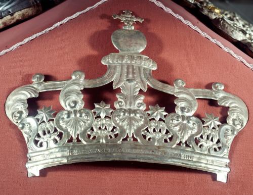 corona da dipinto, opera isolata - bottega napoletana (sec. XIX)
