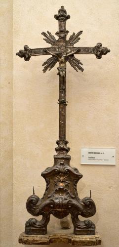 croce d'altare, opera isolata - bottega Italia meridionale (sec. XVIII)