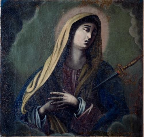 Madonna Addolorata (dipinto, opera isolata) - ambito Italia meridionale (sec. XVII, sec. XVIII)