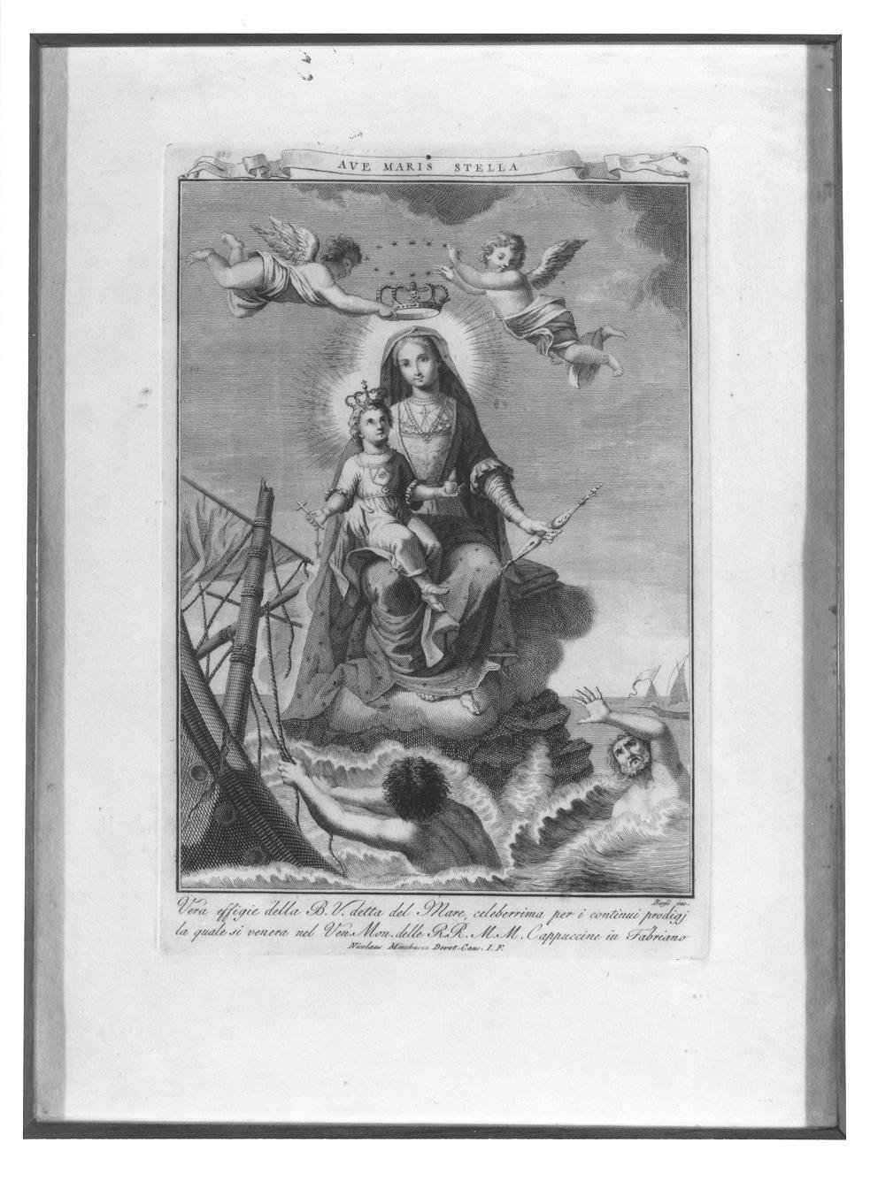 Vergine del mare (stampa) - ambito italiano (seconda metà sec. XIX)