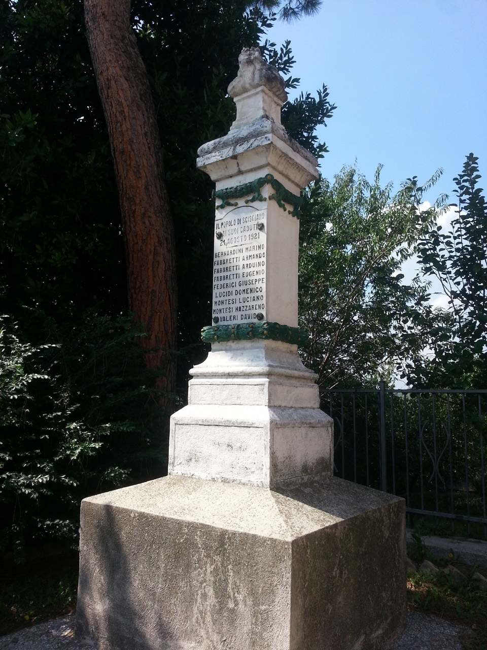 monumento ai caduti - a cippo (primo quarto XX)