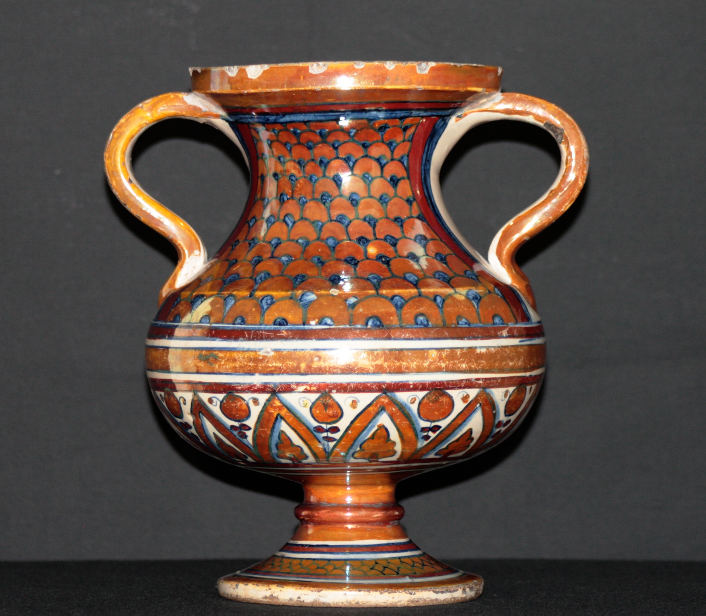 vaso, opera isolata - produzione di Deruta (inizio sec. XVI)