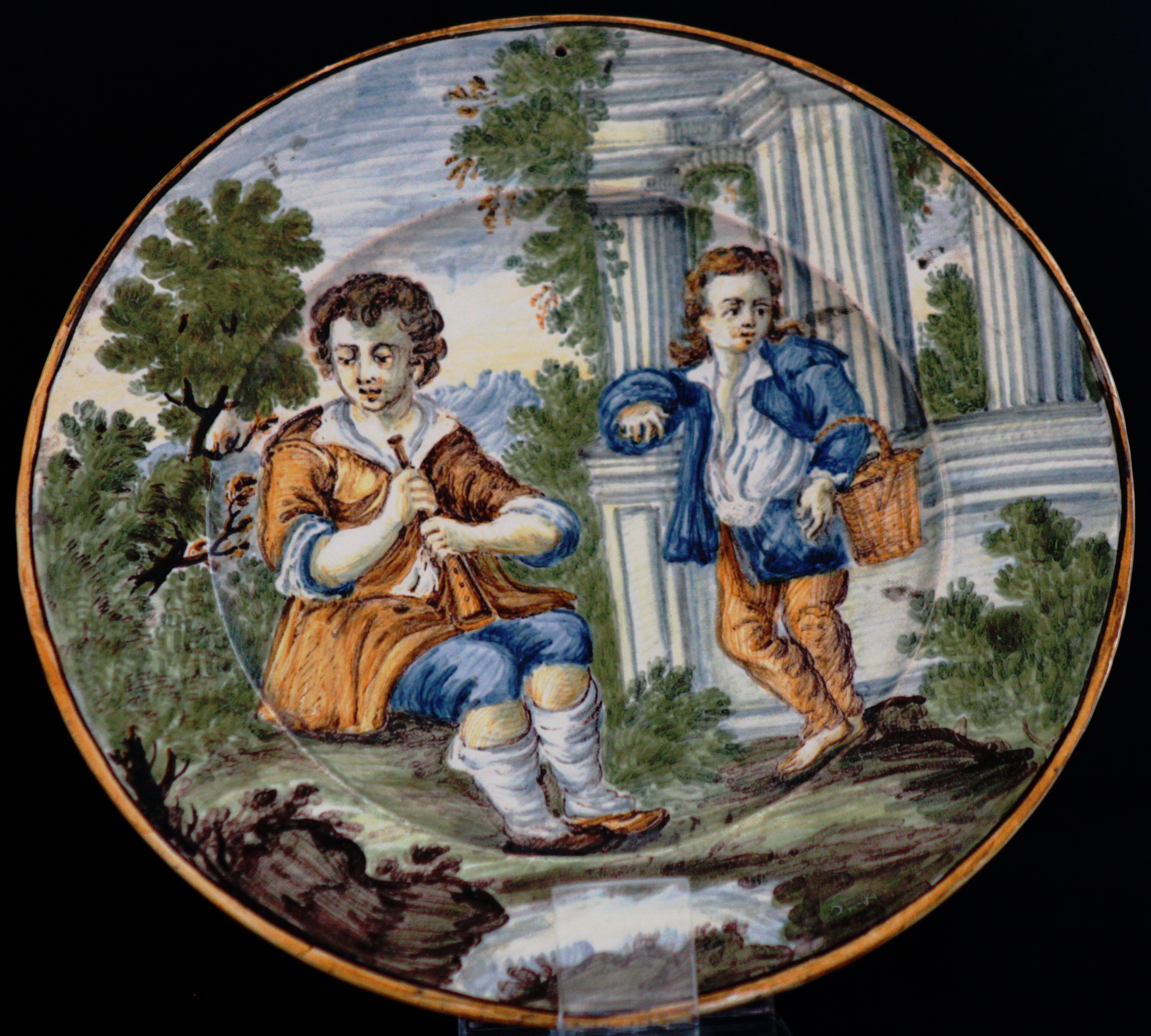 piattello, opera isolata di Cappelletti Nicola (bottega) - bottega di Castelli (metà sec. XVIII)