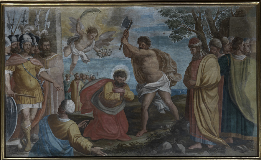 decapitazione di San Bartolomeo (dipinto) - ambito laziale (seconda metà sec. XVI)