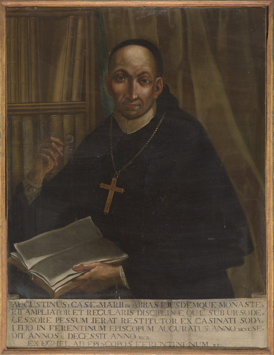 Ritratto dell'abate vescovo Agostino (dipinto) di Sperduti Paolo (sec. XVIII)